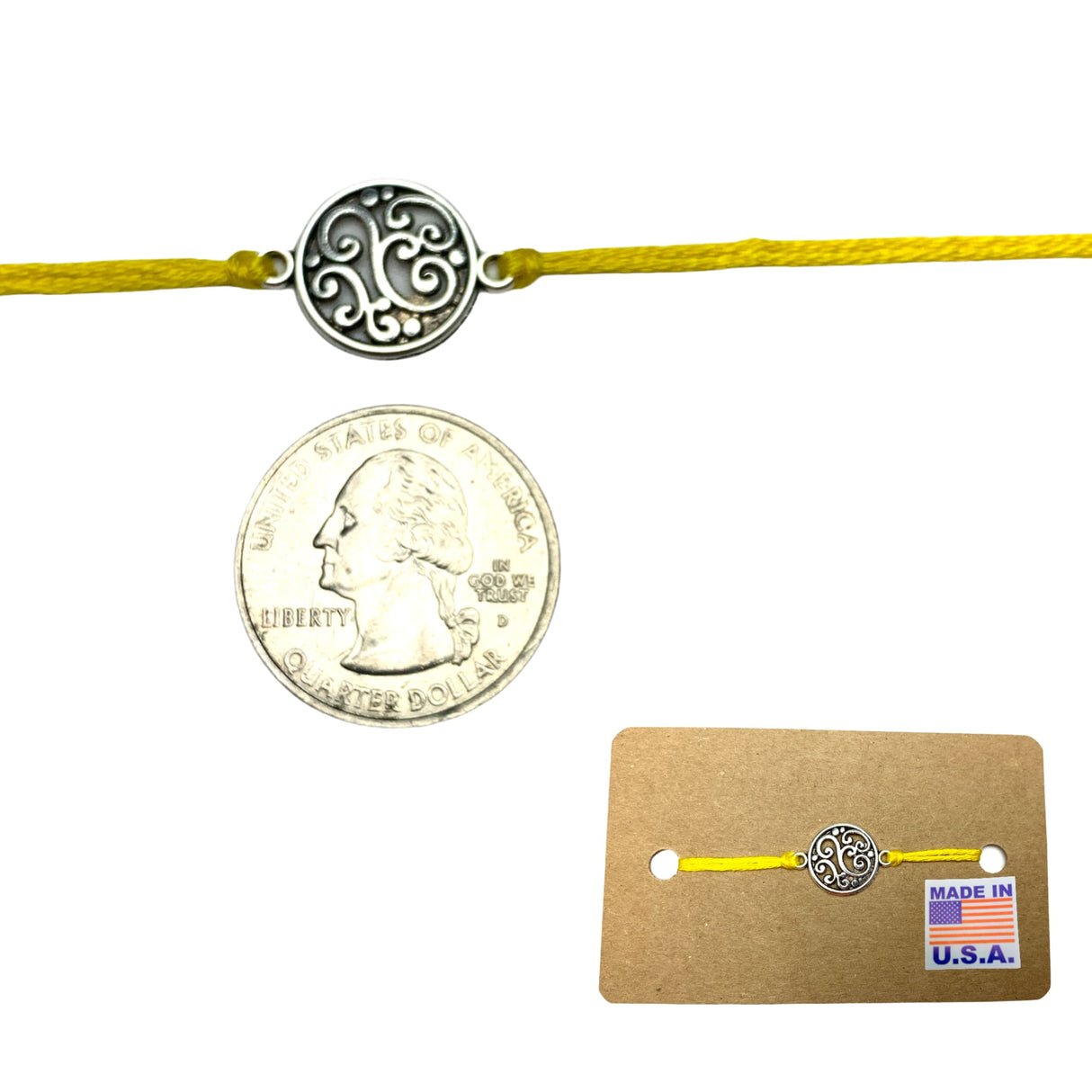 Rakhi for brother round charm raksha bandhan usa greeting