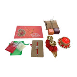 Rakhi gift hamper for brother with set - of 1 haldi kumkum