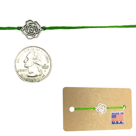 Rose charm rakhi rakhri for brother bhai usa rakshabandhan