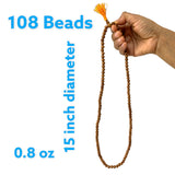 Sandalwood mala japa 108 meditation buddhist beads rosary