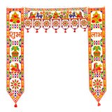 3 Pcs Indian Fabric Door Toran 39 Inch Ganesha Shubh Labh Bhandarwal Hanging Valance Traditional Wall Decorative for Window Home Temple Decor Wedding Diwali Navratri Puja Housewarming Decor - LoveNspire