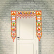 3 Pcs Indian Fabric Door Toran 39 Inch Ganesha Shubh Labh Bhandarwal Hanging Valance Traditional Wall Decorative for Window Home Temple Decor Wedding Diwali Navratri Puja Housewarming Decor - LoveNspire