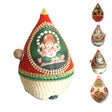 Shriphal Mangal Kalash Decorated Coconut for Wedding Shagun Decorative Nariyal Mangal Nariyal Kalash Set Wedding Pooja Nariyal Decorated Nariyal for Indian Festival Gifts - LoveNspire