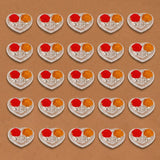 Silver plated heart shaped haldi kumkum holder with red and orange powders for indian festival puja and wedding favors