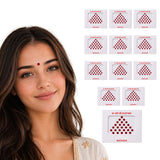 Simple bindi favor red dot bindi stickers in white packaging for indian wedding and bridal shower favors