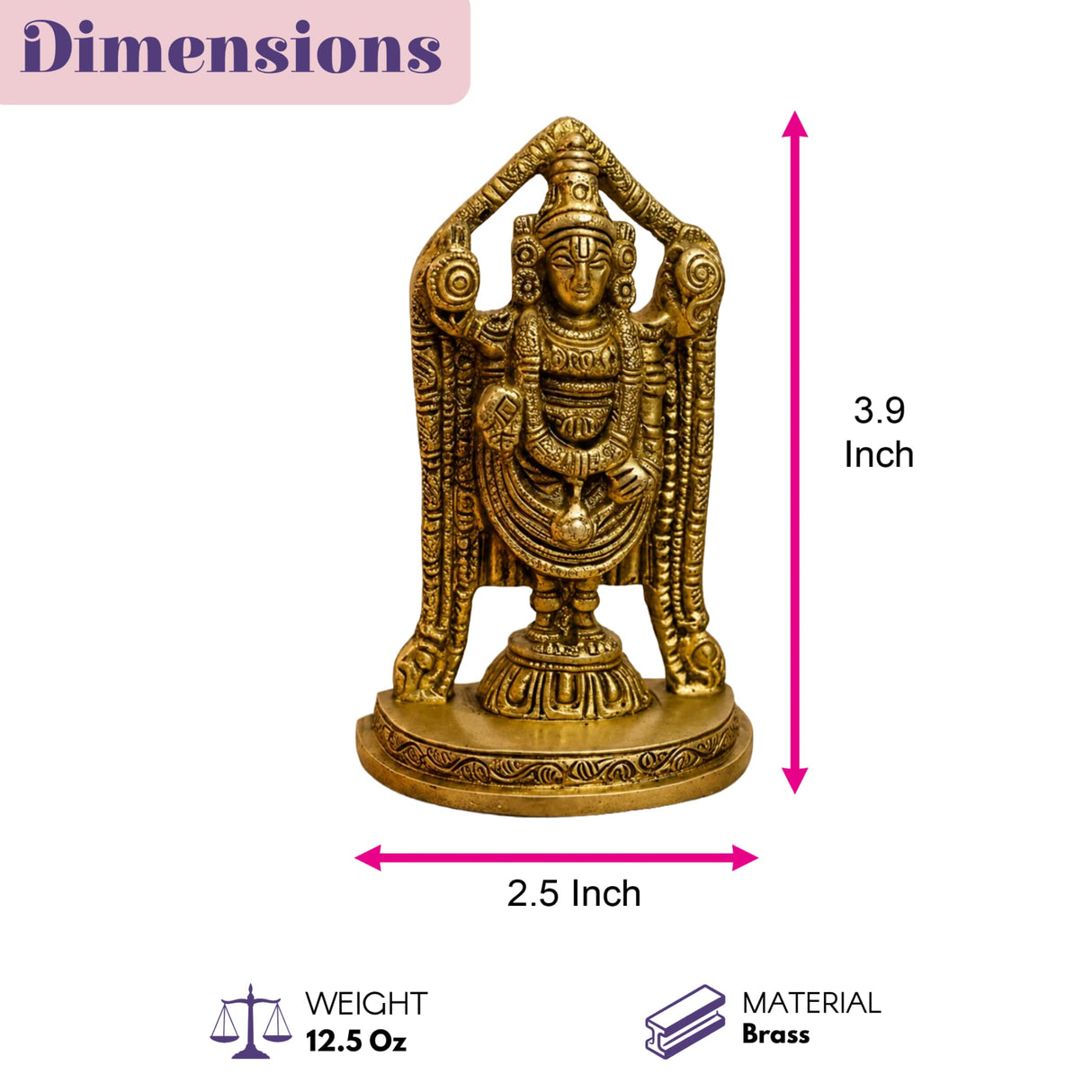 Small golden brass statue of lord shiva with intricate carvings and traditional crown for pooja or decor use