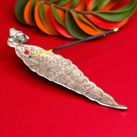 Leaf Incense Holder, Ganesha Incense Holder, Stick Incense Holder, Incense Stick Holder, Incense Holder Tray, Home Incense Holder, Stick Incense Holder - LoveNspire