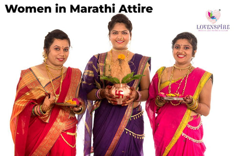 women in traditional marathi attire