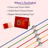 Silver tree of life charm rakhi with colorful cotton string for brother and bhabhi traditional protection jewelry gift