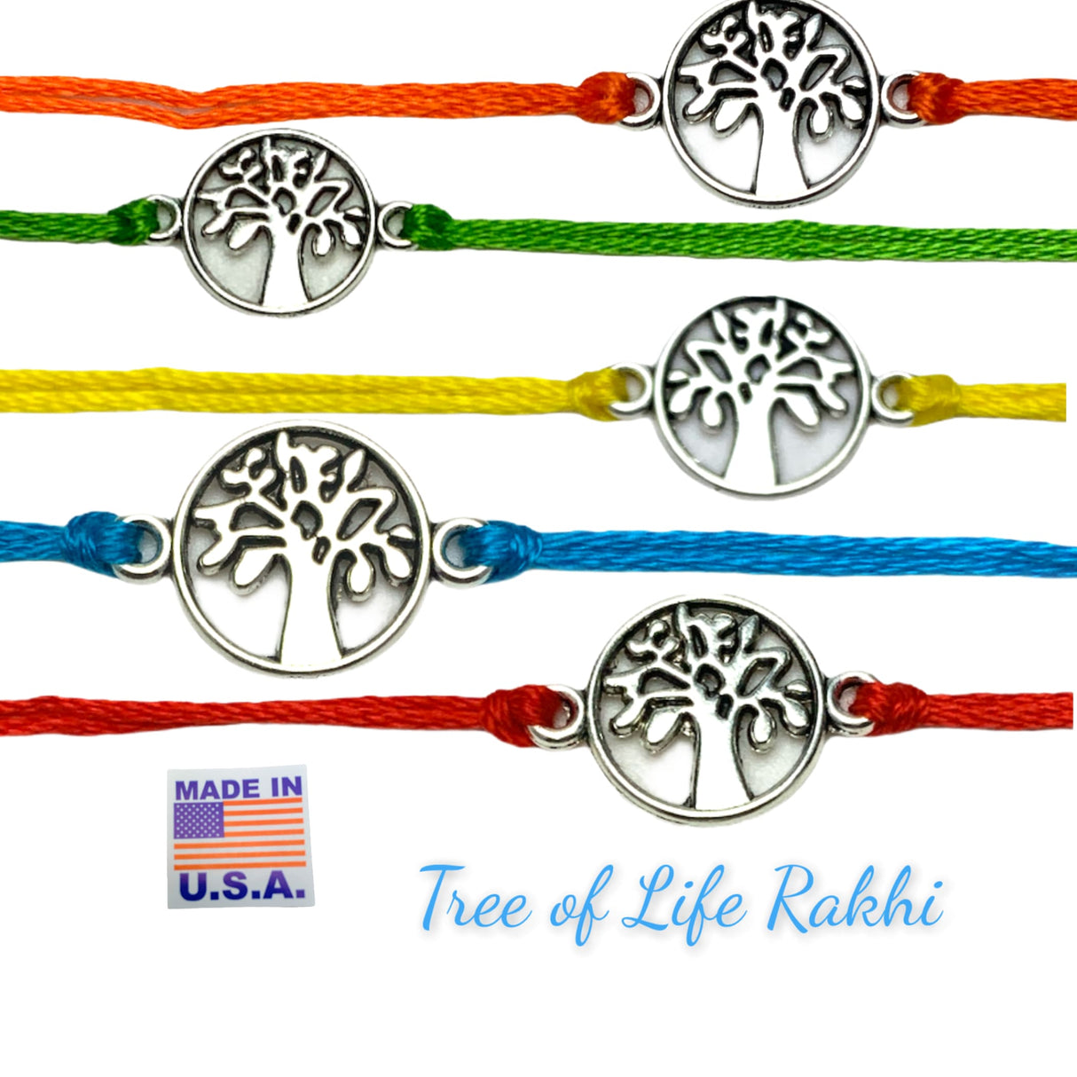 Tree of life charm rakhi for brother raksha bandhan usa