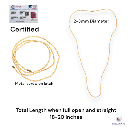 2mm Tulsi Mala Beads Necklace Holy Basil Energized Hindu Tibetan Buddhist Rosary Hand Knotted Tulsi Neck Mala for Pooja Meditation Yoga - LoveNspire