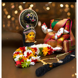 Vara lakshmi idol goddess face set devi mata for varalaxmi