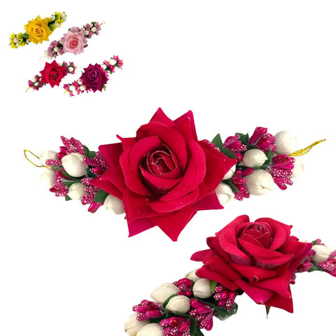 Rose Gajra Indian Hair Jewelry