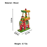 Wooden kondapalli maharaja ambari elephant indian