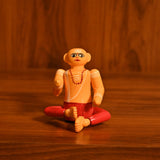 Wooden brahmin doll kondapalli toys handpainted brahman