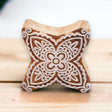 Wooden printing stamps wood block for crafting handcarved