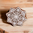Wooden Printing Stamps Wood Block Stamps for Crafting Handcarved Indian Textile Printing Blocks for Henna Tattoo Saree Border Scrapbooking Clay, Pottery Stamps Mandala Paisley Shapes - LoveNspire
