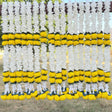 Yellow marigold garland wall hanging for home decor and festive celebrations
