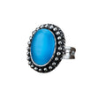 Zodiac ring with oxidised plating women rings for girls