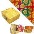 4 Piece Small Gift Box with Gota Patti Work Brocade Shagun Jewelry Box Indian Traditional Wedding Sweet Box Designer Fabric Box for Housewarmings, Christmas, Return Gift - LoveNspire