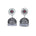 Indian earrings bollywood jhumka for women oxidised