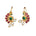 Indian peacock earrings for women - jhumka small tops