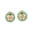 Indian kundan stud earrings for women - & pearl tassel