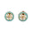 Indian kundan stud earrings for women - & pearl tassel